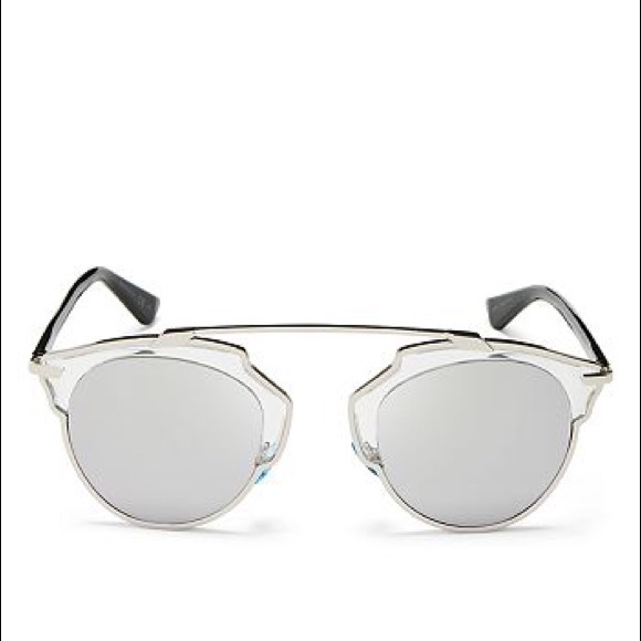 Dior Accessories - Dior So Real mirrored sunglasses silver/blue.